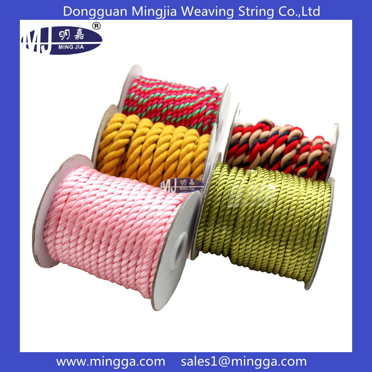 MJ-C006 polyester drawstring cord