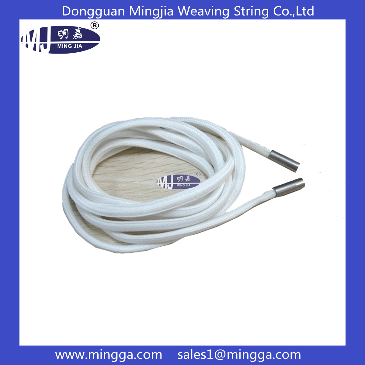 MJ-S067 round cotton shoelaces