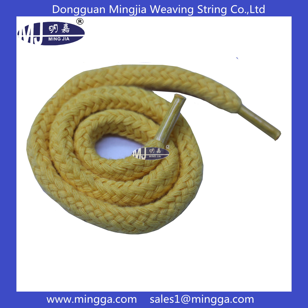 MJ-S044 cotton shoelaces