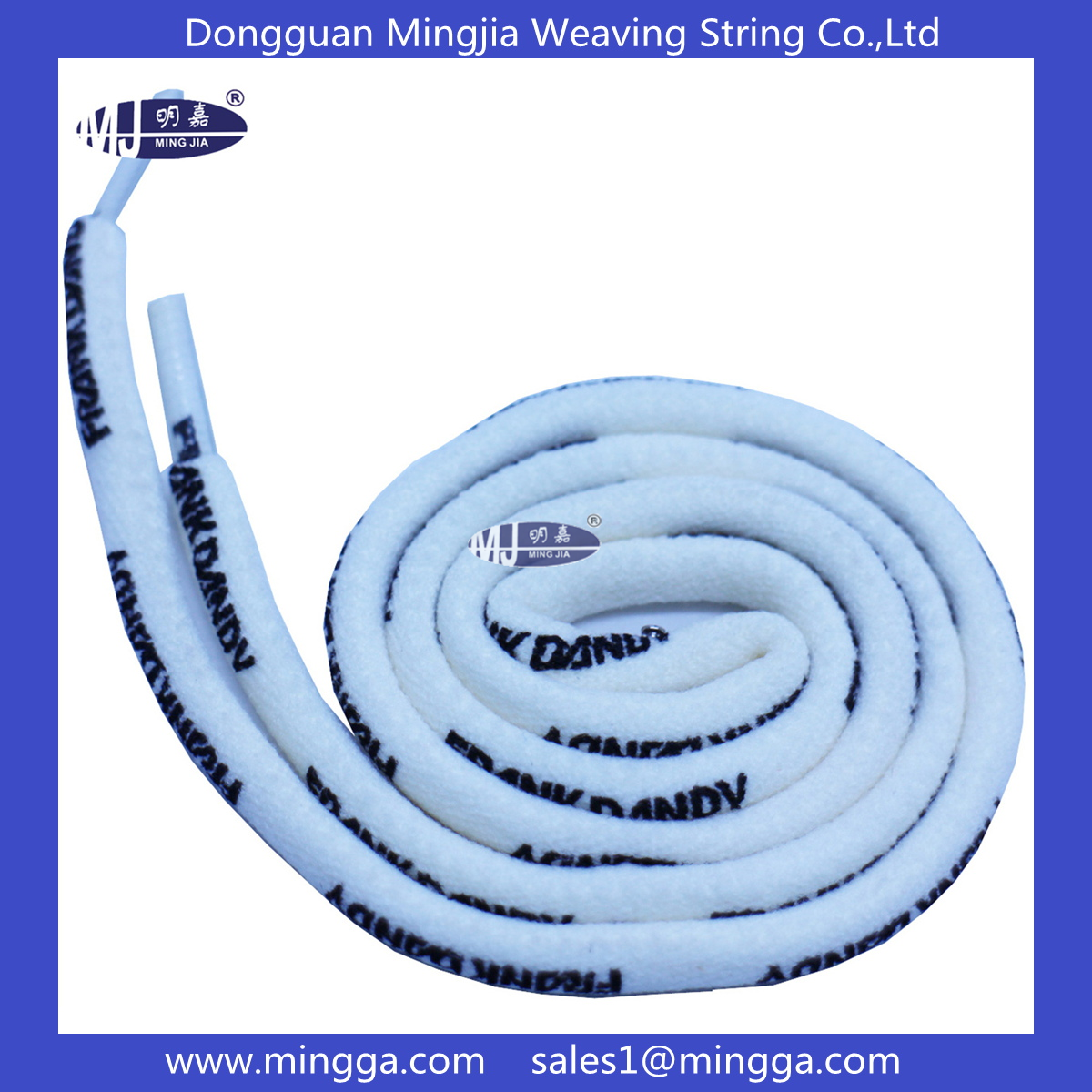 MJ-S046 round cotton shoelaces