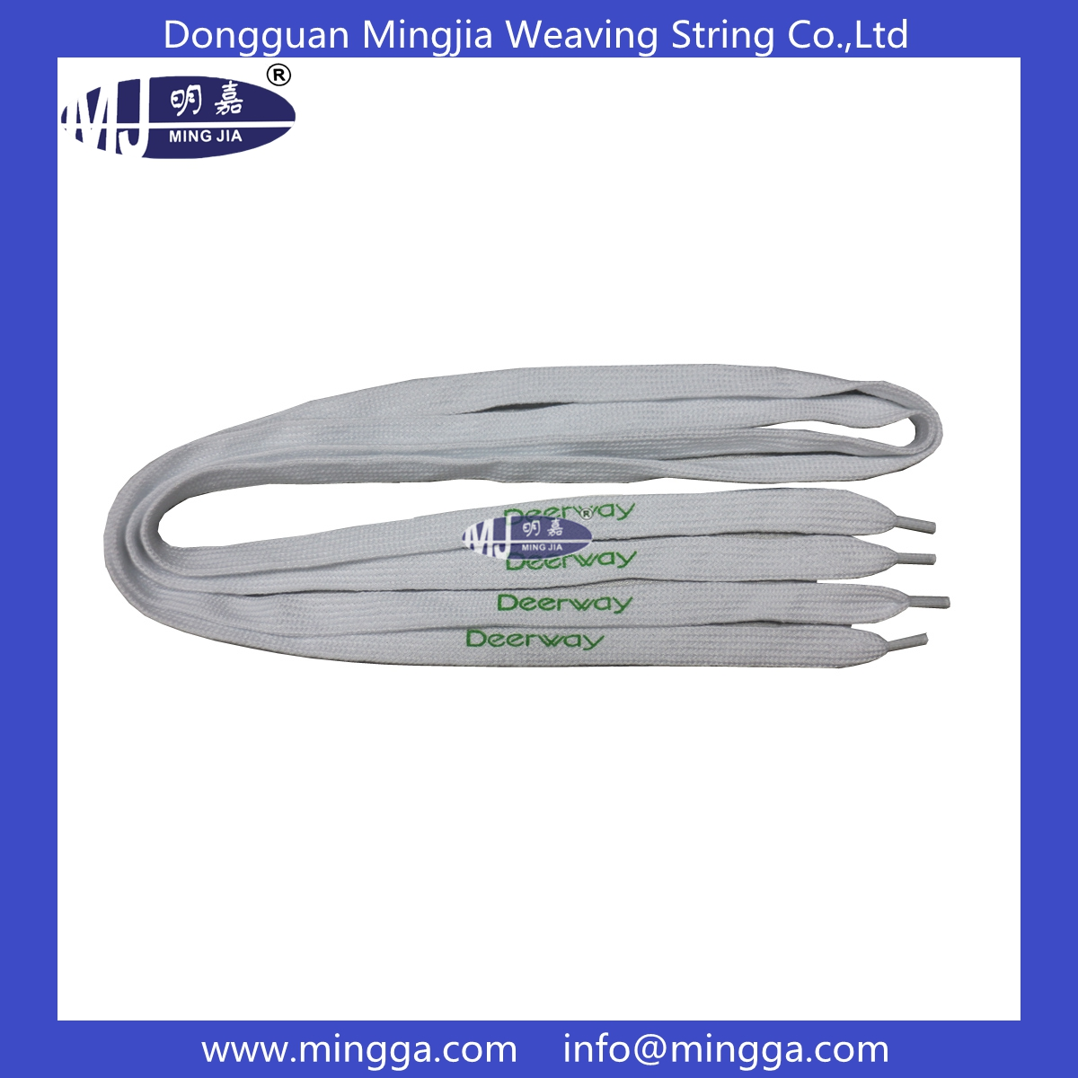 MJ-S111 polyester shoelaces