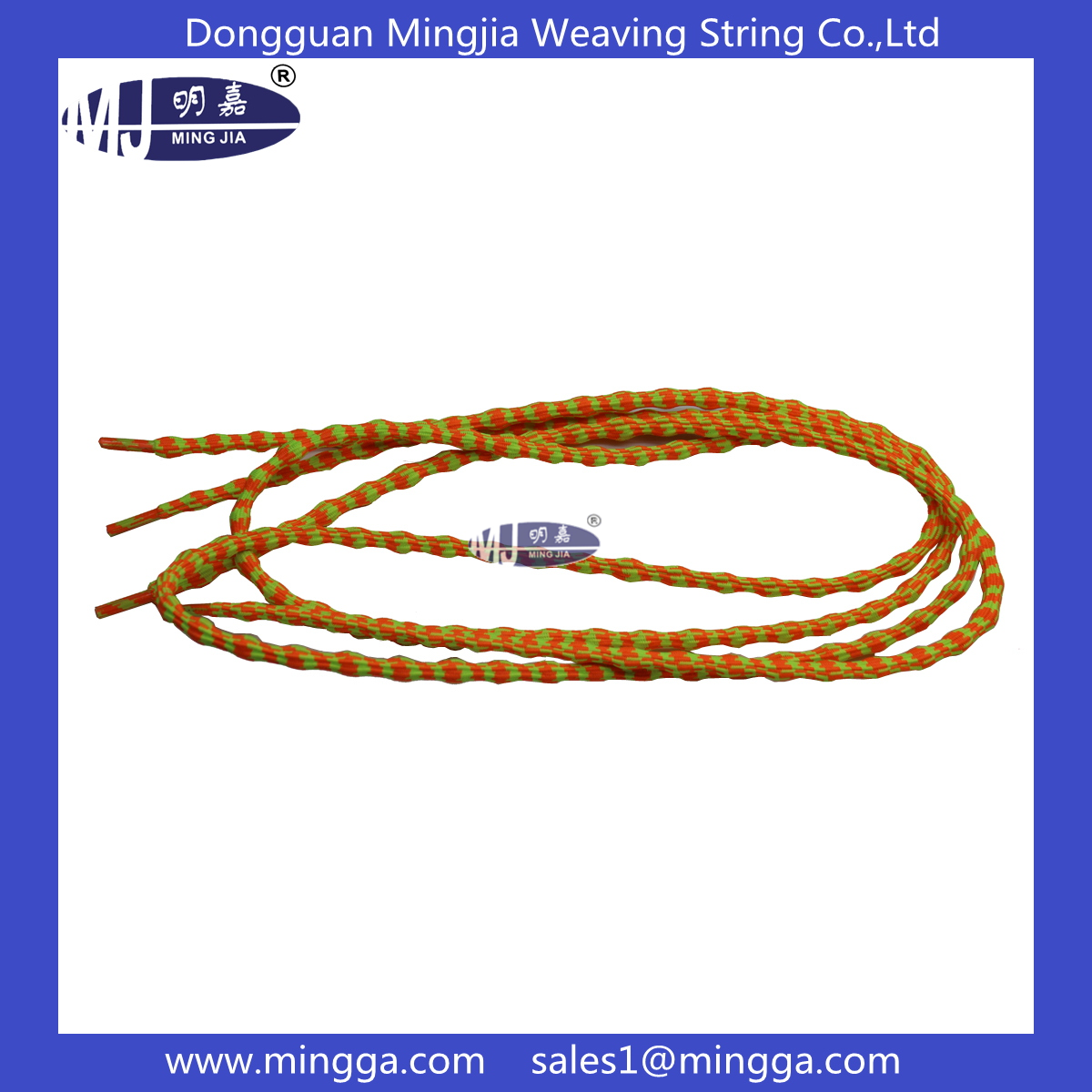 MJ-S097 triathlon elastic laces with knots