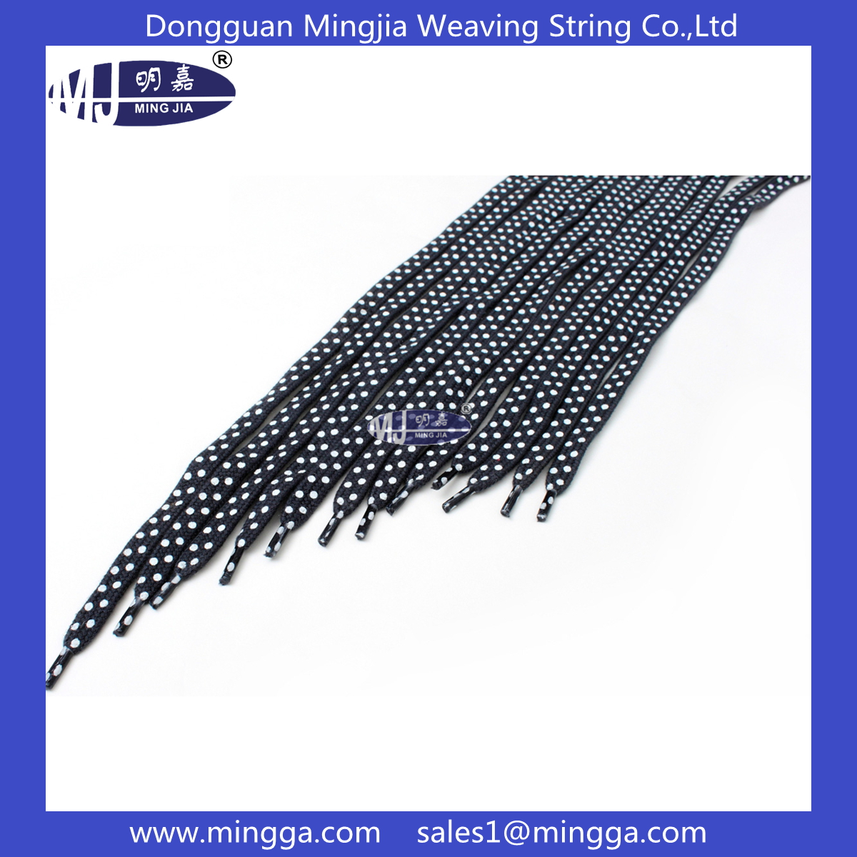 MJ-S008 Silkscreen Printing Shoelaces