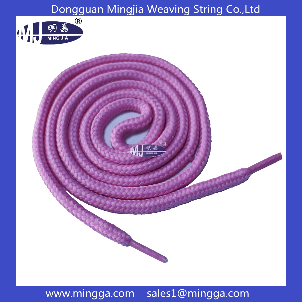 MJ-S045 round thick shoelaces